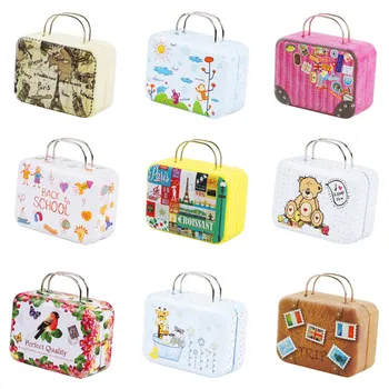 Sundries Organizer Container Europe Style Small Decoration Vintage Suitcase Shape Tin Boxes Wedding Favor Candy Storage Box
Sundries Organizer Container Europe Style Small Decoration Vintage Suitcase Shape Tin Boxes Wedding Favor Candy Storage Box