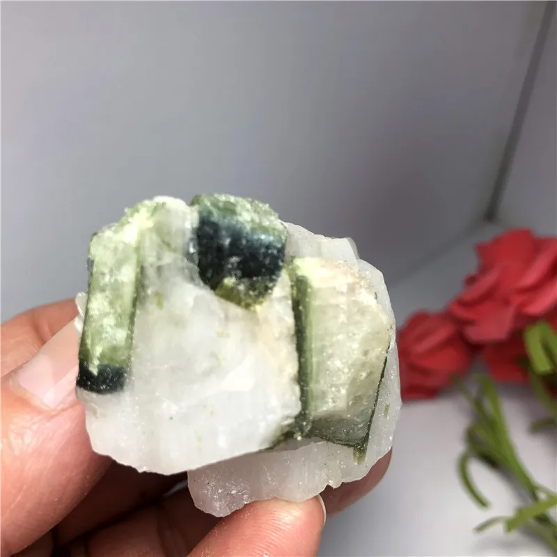 Natural Green Pink Tourmaline Crystal Mineral Association Rough Stone Specimen Crystal Rock Stones Rare Original Mineral
Natural Green Pink Tourmaline Crystal Mineral Association Rough Stone Specimen Crystal Rock Stones Rare Original Mineral