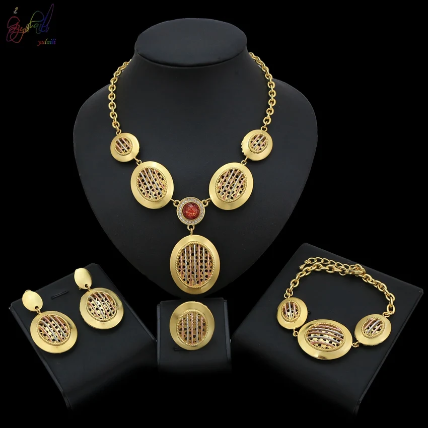 Yulail African Beads Jewelry Set Luxury Temperament Wedding Jewelry Sets For Brides Women Costume Jewellery Choker Necklace Sets
Yulail African Beads Jewelry Set Luxury Temperament Wedding Jewelry Sets For Brides Women Costume Jewellery Choker Necklace Sets