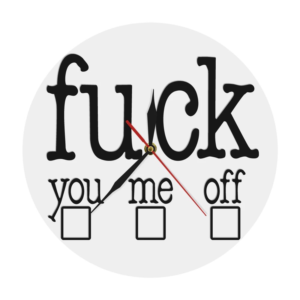 Adult Content F Wall Clock F#*k Decisions Offensive Wall Clock Mature Curse Words Simple Modern Clock Sweary Rude Fuuny Gifts
Adult Content F Wall Clock F#*k Decisions Offensive Wall Clock Mature Curse Words Simple Modern Clock Sweary Rude Fuuny Gifts