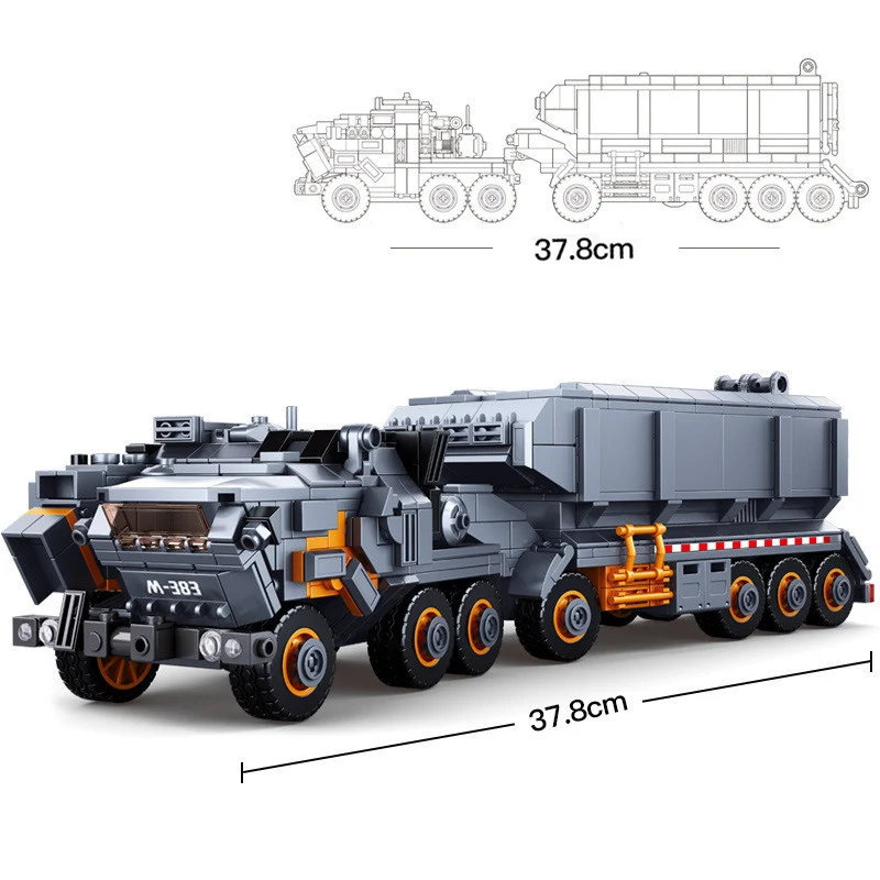 832Pcs Heavy Transport Vehicle Model Bricks Building Blocks Compatible Legoings Wandering Earth Set Toys For Children Gifts
832Pcs Heavy Transport Vehicle Model Bricks Building Blocks Compatible Legoings Wandering Earth Set Toys For Children Gifts