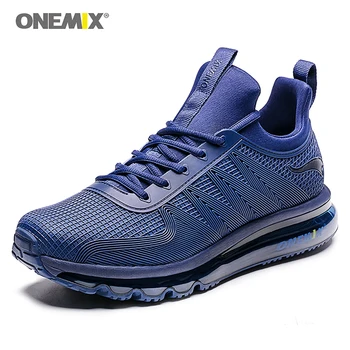 ONEMIX Men's Running Shoes High Top Sneakers Shock Absorption Sports Shoe Breathable Walking Sneaker Outdoor Athletic Shoes Blue
ONEMIX Men's Running Shoes High Top Sneakers Shock Absorption Sports Shoe Breathable Walking Sneaker Outdoor Athletic Shoes Blue