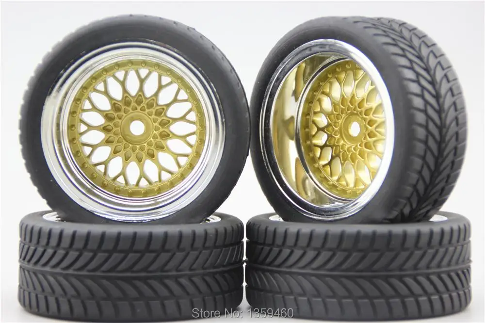 4pcs 1/10 RC Soft Rubber Touring Tire Tyre Wheel Rim Y12CG(Chrome+Painting Gold) 3/6/9mm Offset for 1:10 Touring Car 10043+21012
4pcs 1/10 RC Soft Rubber Touring Tire Tyre Wheel Rim Y12CG(Chrome+Painting Gold) 3/6/9mm Offset for 1:10 Touring Car 10043+21012