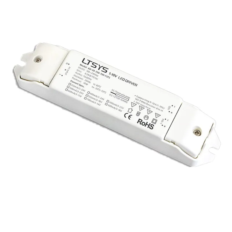 AD-10-350-700-F1P1 0/1-10V 10W LED dimming driver dimmable Flicker free 100-240Vac input 350-700mA 1-10W 3-24V output push dim
AD-10-350-700-F1P1 0/1-10V 10W LED dimming driver dimmable Flicker free 100-240Vac input 350-700mA 1-10W 3-24V output push dim