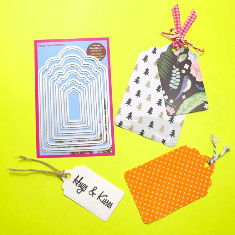 Surprise Creation Cutting dies 6-Piece Tags Scrapbook Craft Metal Nesting Dies DIY Stencil
Surprise Creation Cutting dies 6-Piece Tags Scrapbook Craft Metal Nesting Dies DIY Stencil