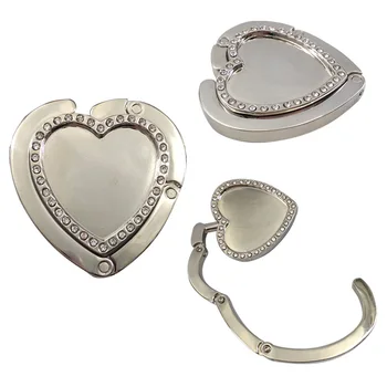 30PCS / LOT Portable Heart love Folding Alloy Purse Handbag Bag Hanger Hook Holder Table Hook Unique Bag Parts Accessories
30PCS / LOT Portable Heart love Folding Alloy Purse Handbag Bag Hanger Hook Holder Table Hook Unique Bag Parts Accessories