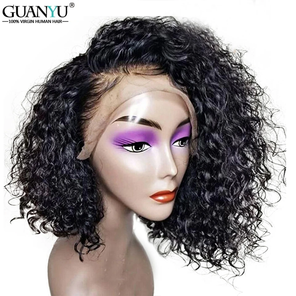 Curly Short Lace Front Human Hair Wigs With Baby Hair For Womens 150% Density Brazilian Remy Hair Cut Bob 13*4 Lace Wigs Pre Plucked Black Bob Wigs
Curly Short Lace Front Human Hair Wigs With Baby Hair For Womens 150% Density Brazilian Remy Hair Cut Bob 13*4 Lace Wigs Pre Plucked Black Bob Wigs