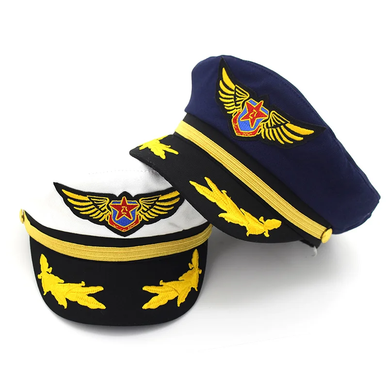 2018 New and Adult Children Cotton Sailor Captain Pilot Hat Costume Uniforms Party Perform Flat Navy Military Caps for Men Women
2018 New and Adult Children Cotton Sailor Captain Pilot Hat Costume Uniforms Party Perform Flat Navy Military Caps for Men Women