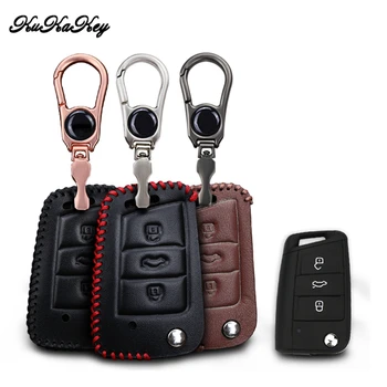 Leather Car Key Case Cover For Volkswagen Golf 7 MK7 New Polo R Tiguan 2017 Car Key Shell For Seat Leon Ibiza FR 2 Altea Aztec
Leather Car Key Case Cover For Volkswagen Golf 7 MK7 New Polo R Tiguan 2017 Car Key Shell For Seat Leon Ibiza FR 2 Altea Aztec