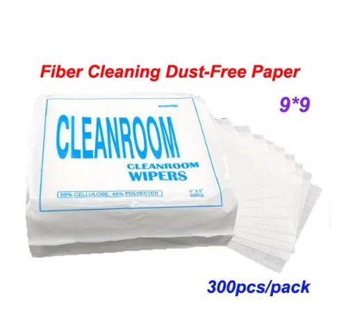 300pcs/Pack DustFree Paper Fiber Cleaning Tools Optical Fiber Splicer Test Instrument Cleaning Wipes
300pcs/Pack DustFree Paper Fiber Cleaning Tools Optical Fiber Splicer Test Instrument Cleaning Wipes