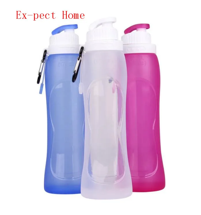 500ml Eco-Friendly Silicone Travel Sport Flexible Collapsible Water Bottles New Design Foldable Drinkware BPA Free
500ml Eco-Friendly Silicone Travel Sport Flexible Collapsible Water Bottles New Design Foldable Drinkware BPA Free
