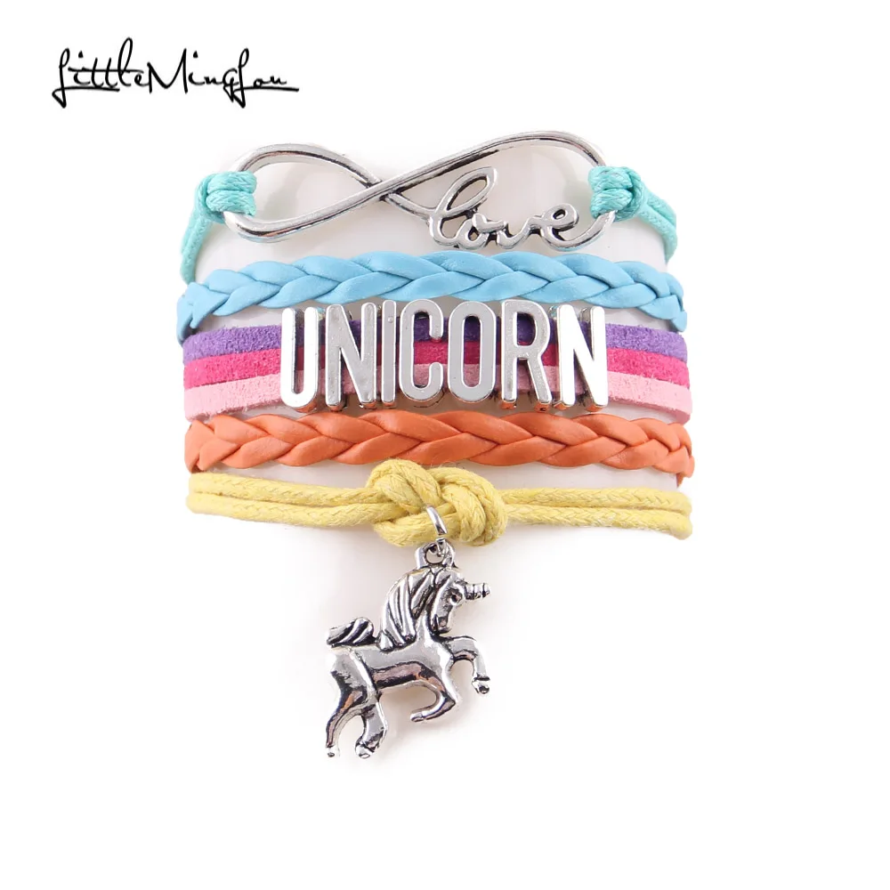 Infinity love unicorn women bracelet stacks Charm leather wrap handmade bracelets & bangles for women jewelry accessories
Infinity love unicorn women bracelet stacks Charm leather wrap handmade bracelets & bangles for women jewelry accessories