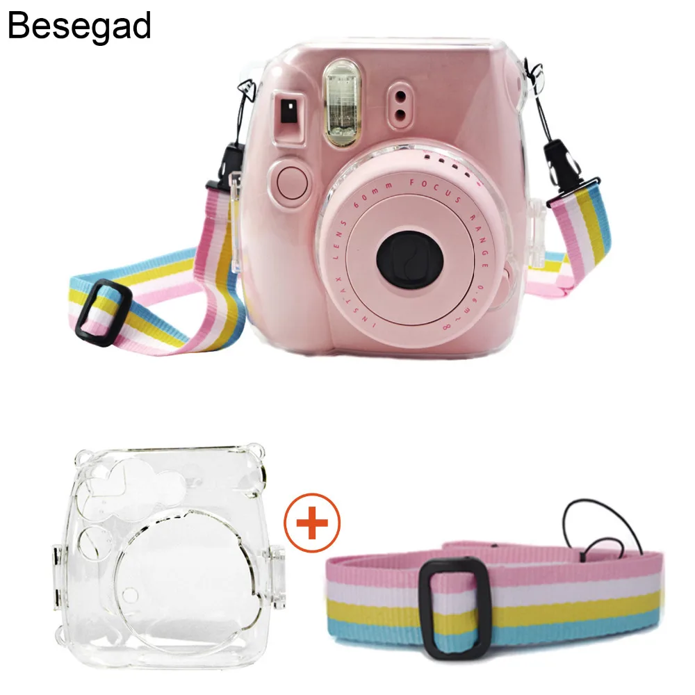 Besegad Protective Case Cove Skin Shell Pouch w/ Shoulder Strap for Fuji Fujifilm Instax Camera Mini 9 8 8 Instant Accessories
Besegad Protective Case Cove Skin Shell Pouch w/ Shoulder Strap for Fuji Fujifilm Instax Camera Mini 9 8 8 Instant Accessories