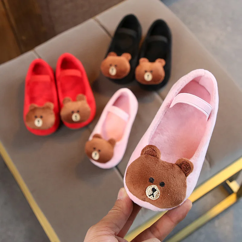 Girls Ballet Flats Cute bear Girls Shoes Slip on Toddle Children Shoes Elastic Princess 2-7 years Old Kids Shoes MCH025
Girls Ballet Flats Cute bear Girls Shoes Slip on Toddle Children Shoes Elastic Princess 2-7 years Old Kids Shoes MCH025