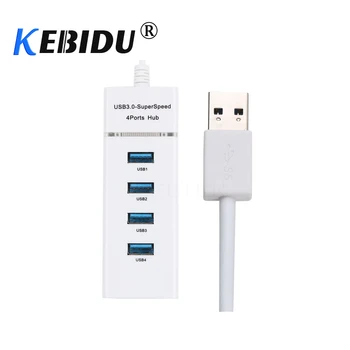 kebidu New 4 Port USB 3.0 HUB 4 Ports Plug Charging with GL3520 Chipset up to 5Gbps For Laptop/Ultrabook
kebidu New 4 Port USB 3.0 HUB 4 Ports Plug Charging with GL3520 Chipset up to 5Gbps For Laptop/Ultrabook