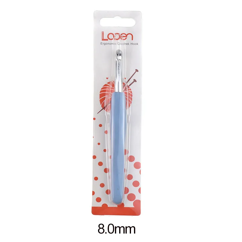 Huge Size 8.0mm 9.0mm 10.0mm Comfortable Grip Handle Crochet Hook Yarn Weave Knitting Needles For Women Carpet Hat Scarf Tools (9)