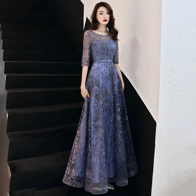 Party Dress Female 2019 New Fashion Summer Noble Women Dress Elegant Flower Embroidered Long Dress
Party Dress Female 2019 New Fashion Summer Noble Women Dress Elegant Flower Embroidered Long Dress