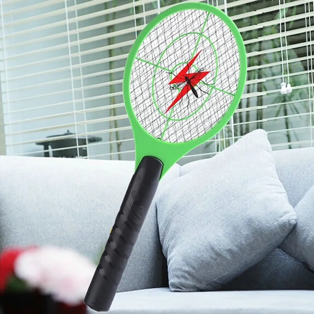 

Electric Mosquito Killer Swatter Racket Battery for Fly Anti Flying Bat bug zapper Killers Insect Repellent shock Mosquitos#sw