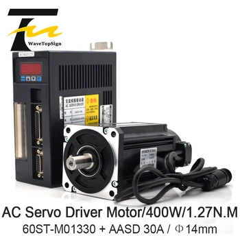 WaveTopSign 400W AC Servo Motor kits 1.27N.M 3000RPM 60ST-M01330 AC Motor Matched Servo Motor Driver AASD 30A CNC Router Machine
WaveTopSign 400W AC Servo Motor kits 1.27N.M 3000RPM 60ST-M01330 AC Motor Matched Servo Motor Driver AASD 30A CNC Router Machine