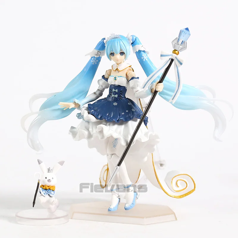 Hatsune Miku holding snowman figure PVC figures doll dolls action Figurine Doll Hatsune Miku holding snowman figure PVC figures doll dolls action Figurine Doll