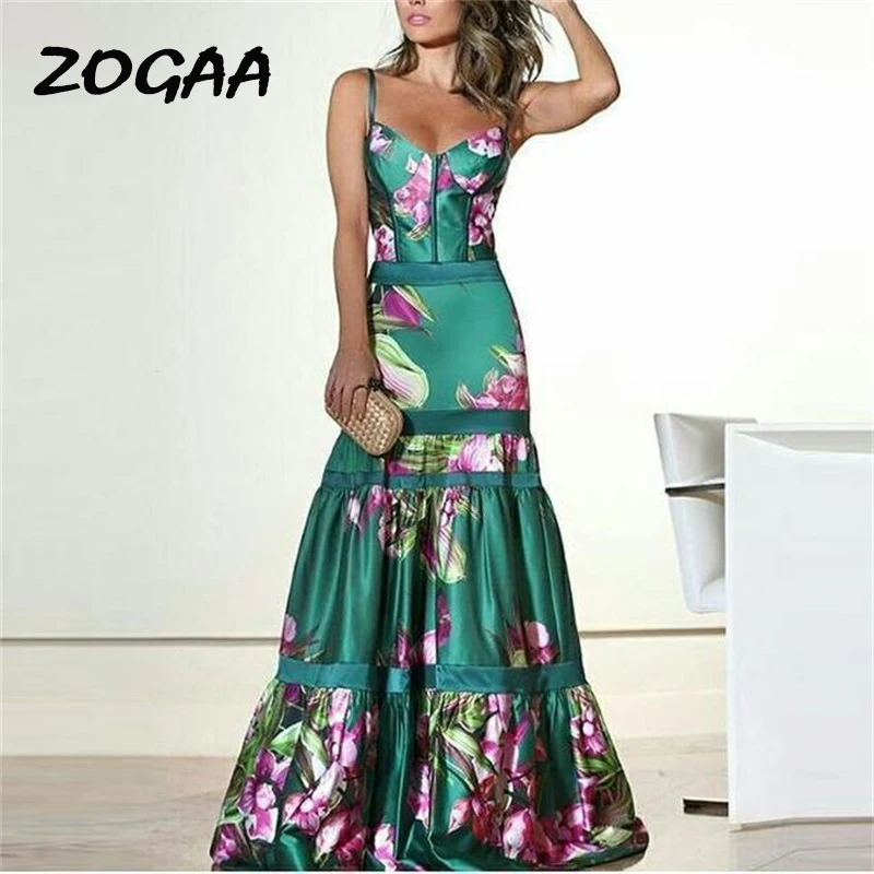 ZOGAA Evening Party Dresses Women Natural Silk Dress Retro Floral Print Maxi Dress Ladies Strap Pleated Plus Size Dress Vestidos
ZOGAA Evening Party Dresses Women Natural Silk Dress Retro Floral Print Maxi Dress Ladies Strap Pleated Plus Size Dress Vestidos