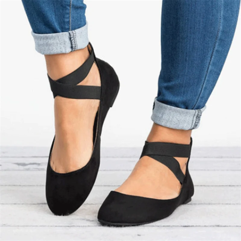 AGUTZM Spring autumn New Women Shoes Classic Ballerina Flats Elastic Crossing Straps Slip On casual Shoes Plus Size 35-43 Y212
AGUTZM Spring autumn New Women Shoes Classic Ballerina Flats Elastic Crossing Straps Slip On casual Shoes Plus Size 35-43 Y212