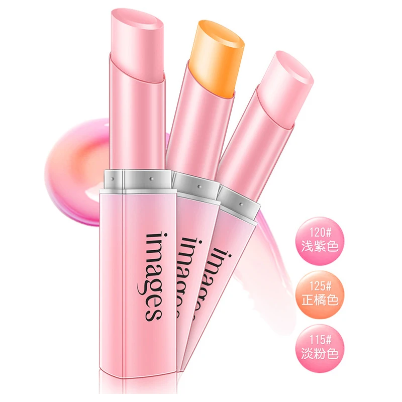 IMAGES 3-color Moisturizing Lip Balm Warm Lipstick Lip Skin Care Prevent Dry Cracks Dilute Fine Lines Color Changeable Brighten
IMAGES 3-color Moisturizing Lip Balm Warm Lipstick Lip Skin Care Prevent Dry Cracks Dilute Fine Lines Color Changeable Brighten
