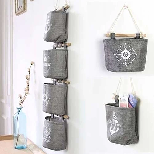 Cotton Linen Wall Hanging Storage Bag 1 Pockets Home Practical Navy Anchor Wheel Pattern Storage Organize Room Decor
Cotton Linen Wall Hanging Storage Bag 1 Pockets Home Practical Navy Anchor Wheel Pattern Storage Organize Room Decor
