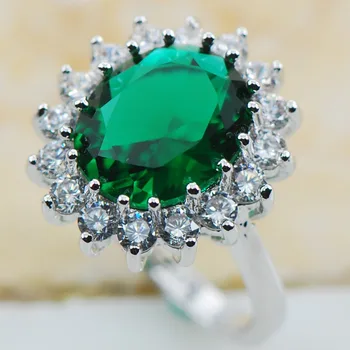 Simulated Emerald 925 Sterling Silver Top Quality Fancy Jewelry wedding Ring Size 5 6 7 8 9 10 11 F1171
Simulated Emerald 925 Sterling Silver Top Quality Fancy Jewelry wedding Ring Size 5 6 7 8 9 10 11 F1171