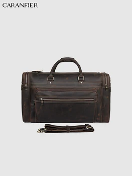 CARANFIER Mens Travel Bags Crazy Horse Genuine Cowhide Leather Large Capacity Handbag Business Multi-functional Luggage Duffle
CARANFIER Mens Travel Bags Crazy Horse Genuine Cowhide Leather Large Capacity Handbag Business Multi-functional Luggage Duffle
