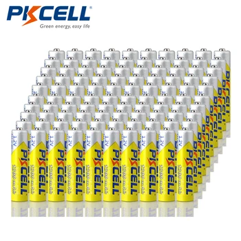 100pcs/lot PKCELL Nimh Batteries AAA 1.2V 1200mAh AAA Ni-Mh Rechargeable Battery Battria 3A Baterias High Capacity
100pcs/lot PKCELL Nimh Batteries AAA 1.2V 1200mAh AAA Ni-Mh Rechargeable Battery Battria 3A Baterias High Capacity
