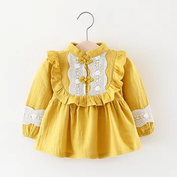 New Spring Kids Girls Dress Baby Infant Dress Color Embroidery Long Sleeved Baby Girl Clothing
New Spring Kids Girls Dress Baby Infant Dress Color Embroidery Long Sleeved Baby Girl Clothing