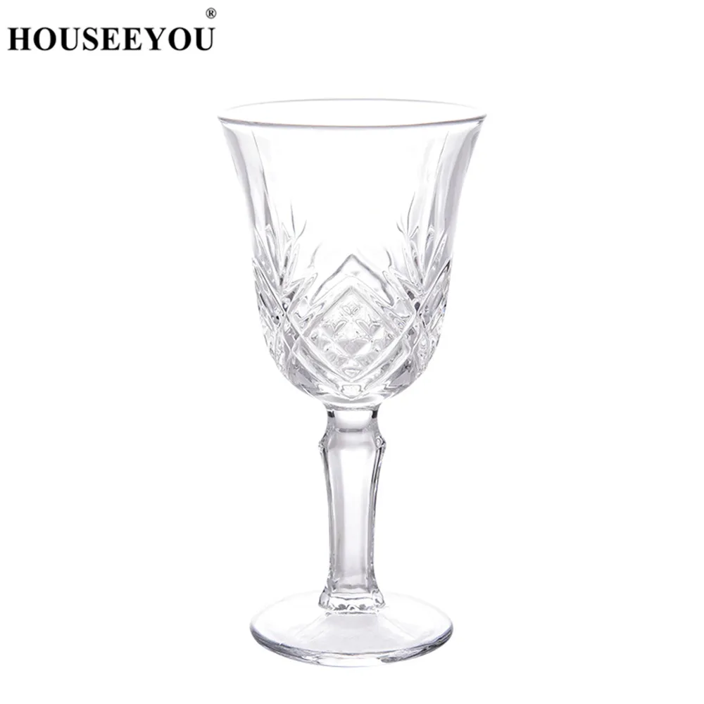 HOUSEEYOU Retro Wine Champagne Glass Red Wine Glass Cup 5.41oz Transparent Crystal Glasses Cup for Bar Party Drinking Gift 160ml
HOUSEEYOU Retro Wine Champagne Glass Red Wine Glass Cup 5.41oz Transparent Crystal Glasses Cup for Bar Party Drinking Gift 160ml