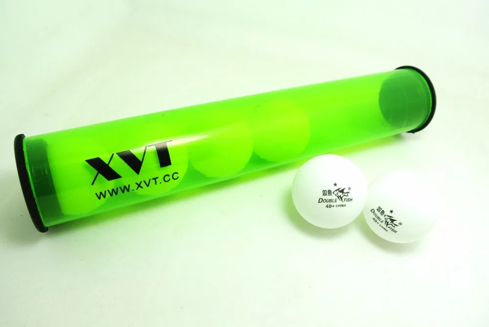 Double Fish 1 Star 40+ New Material Seamed PP Ball Table Tennis ball / ping pong ball with XVT Rolling Stick 6pcs/roll
Double Fish 1 Star 40+ New Material Seamed PP Ball Table Tennis ball / ping pong ball with XVT Rolling Stick 6pcs/roll