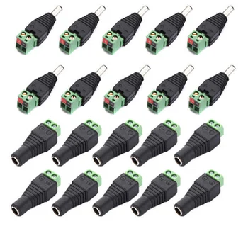 Promotion! 10 Pairs Male and Female 2.1x5.5mm DC Power Plug Adapter Connector Jack For CCTV
Promotion! 10 Pairs Male and Female 2.1x5.5mm DC Power Plug Adapter Connector Jack For CCTV