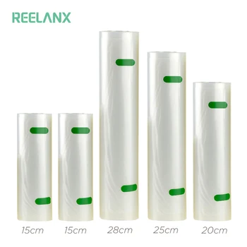 REELANX Vacuum Bags for Vacuum Packer 5 Rolls/Lot 15+15+20+25+28 * 500cm Storage Bag for Food Vacuum Sealer Packing Packaging
REELANX Vacuum Bags for Vacuum Packer 5 Rolls/Lot 15+15+20+25+28 * 500cm Storage Bag for Food Vacuum Sealer Packing Packaging
