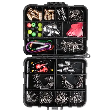 133pcs/box diverse fishing Connector Pin Swivel triple Crank lead hook Sequin spoon Buoyancy Ball fishing tackle Accessories
133pcs/box diverse fishing Connector Pin Swivel triple Crank lead hook Sequin spoon Buoyancy Ball fishing tackle Accessories