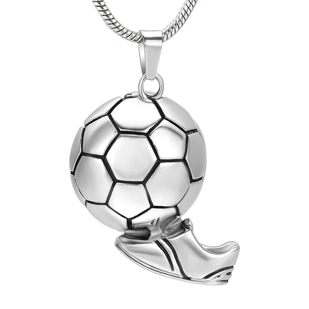 LKJ10529 Shoot the Ball Football Lover's Memorial Urn Necklace 316L Stainless Steel Cremation Jewelry for Human
LKJ10529 Shoot the Ball Football Lover's Memorial Urn Necklace 316L Stainless Steel Cremation Jewelry for Human