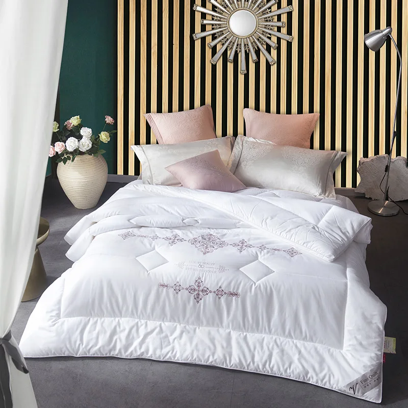 2018 Simple White Solid Winter Comforters Queen King Size Quilting Thick Quilt Modal Fabric Polyester Duck Down Filler
2018 Simple White Solid Winter Comforters Queen King Size Quilting Thick Quilt Modal Fabric Polyester Duck Down Filler