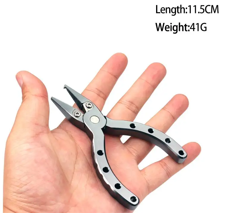 Фото 11.5cm/41G Fishing Plier Aluminum Line Cutter Multifunctional Scissors Hook Remover Tackle Mini Portable | Спорт и развлечения