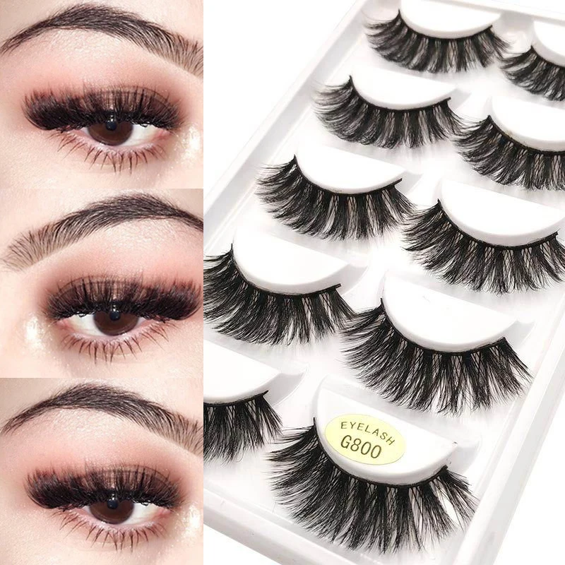 5 pairs natural false eyelashes fake lashes long makeup 3d mink lashes eyelash extension mink eyelashes for cilio make up beauty
5 pairs natural false eyelashes fake lashes long makeup 3d mink lashes eyelash extension mink eyelashes for cilio make up beauty