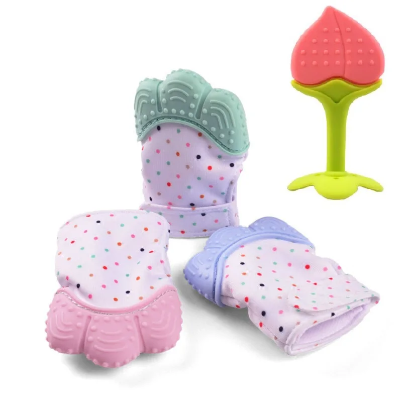 2 Pcs Silicone Baby Teether Pacifier Glove Natural Thumb Sound Teething Chewable Nursing Beads Child Give Up Sucking Fingers
2 Pcs Silicone Baby Teether Pacifier Glove Natural Thumb Sound Teething Chewable Nursing Beads Child Give Up Sucking Fingers
