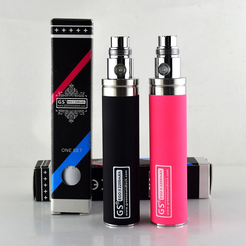 Colorful Vape Capacity 2200mah EGO II 1 Week Battery For E Cigarette Ego/510 Thread Battery Fit CE4 CE5 Mt3 E Cigarette