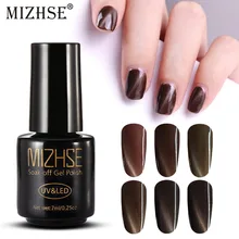 MIZHSE 色猫目ネイルジェルポリッシュネイルアート Uv ジェルニスのグリッター磁気漆ハイブリッドフランスマニキュアネイルグルー(China)