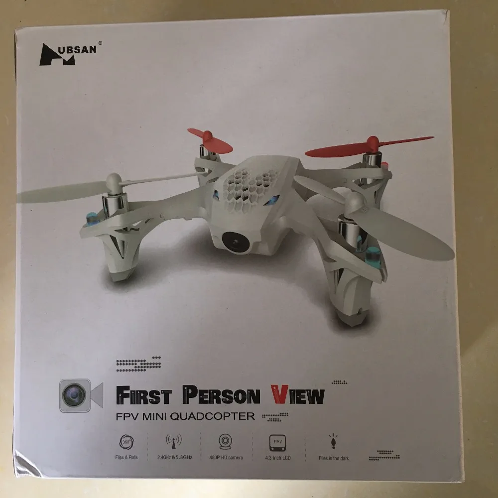 hubsan first person view mini quadcopter