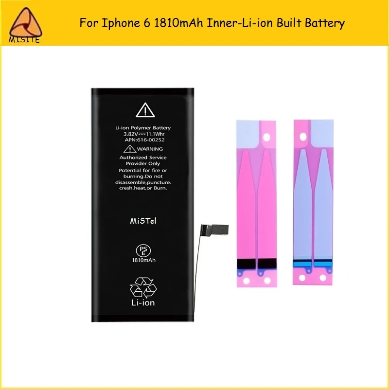 High Quality OEM For Iphone 6 6G 4.7''1810mAh Original Housing Back Cover Battery inner Full Capacity Li-ion built Battery
High Quality OEM For Iphone 6 6G 4.7''1810mAh Original Housing Back Cover Battery inner Full Capacity Li-ion built Battery