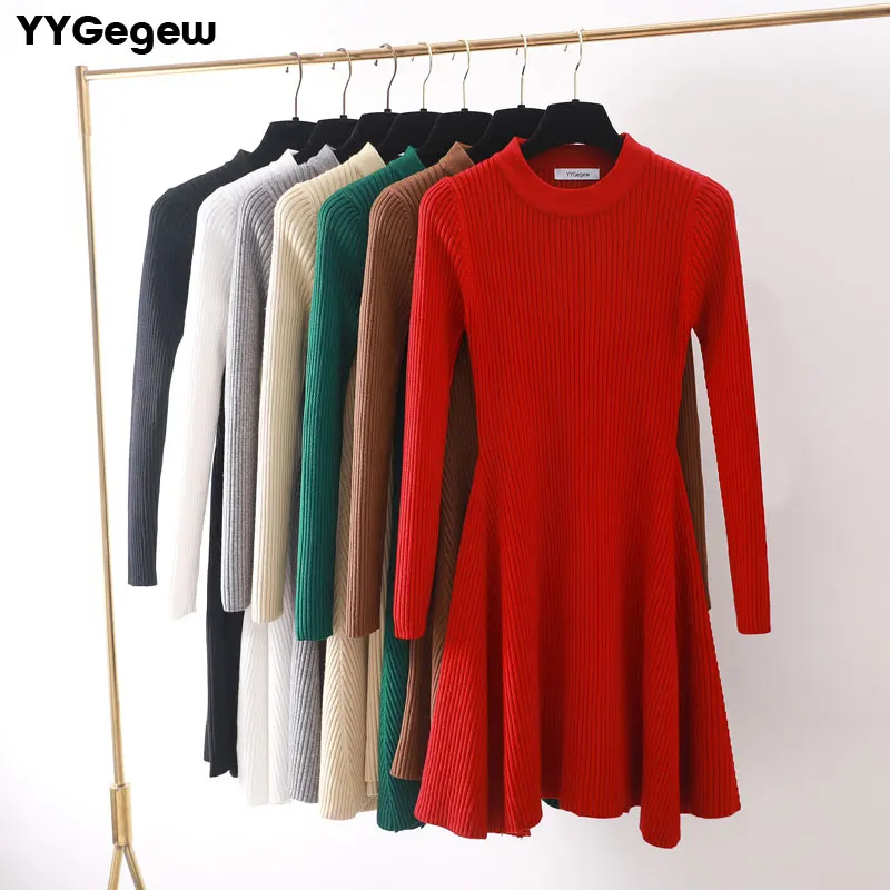 Robe Femme A Line Thick Sweater Winter Dress Women Knit Dress Warm Autumn Pullovers Long Sleeve A-Line O Neck Fitness Dress
Robe Femme A Line Thick Sweater Winter Dress Women Knit Dress Warm Autumn Pullovers Long Sleeve A-Line O Neck Fitness Dress