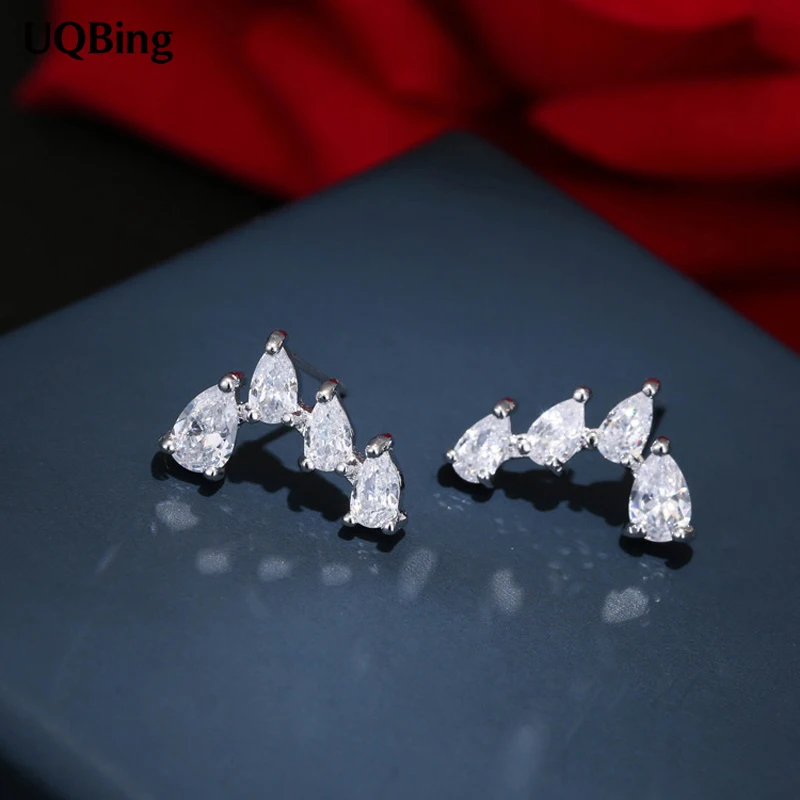 Europe Fashion 925 Sterling Silver Zirconia Crystal Stud Earrings For Women Jewelry
Europe Fashion 925 Sterling Silver Zirconia Crystal Stud Earrings For Women Jewelry