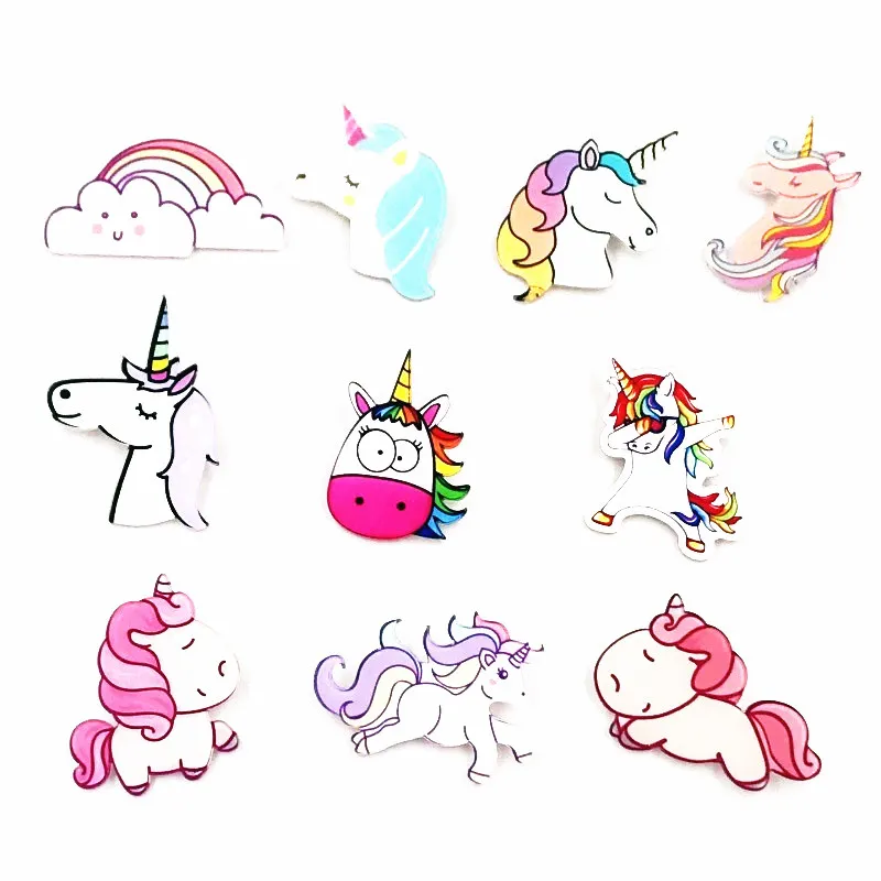 10Pcs Pink Unicorn Cartoon cute Icons Acrylic Badges for Backpack Badges Clothes Plastic Badge Kawaii Pin brooch Badge
10Pcs Pink Unicorn Cartoon cute Icons Acrylic Badges for Backpack Badges Clothes Plastic Badge Kawaii Pin brooch Badge