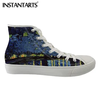 INSTANTARTS High Top Shoes Women's Flats Sneakers Painted Art 3D Print Flats Shoes Teenager Girl Skateboard Street Canvas Shoes
INSTANTARTS High Top Shoes Women's Flats Sneakers Painted Art 3D Print Flats Shoes Teenager Girl Skateboard Street Canvas Shoes